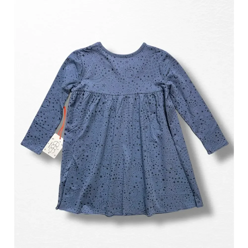 NWT Egg New York Blue Stars Anna Dress, Size 6
